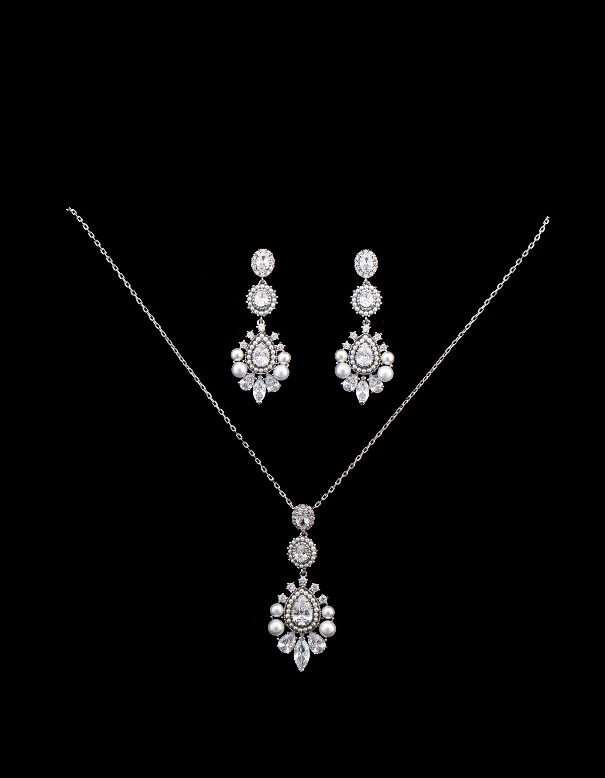 Bridal Classics Pearl Accented Jewellery CZ-917