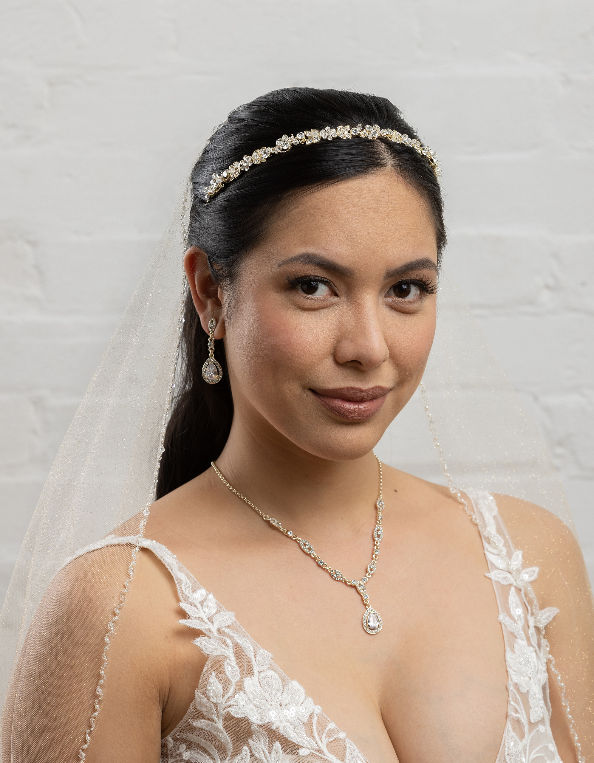 Bridal Classics Gold Headpieces T-4534
