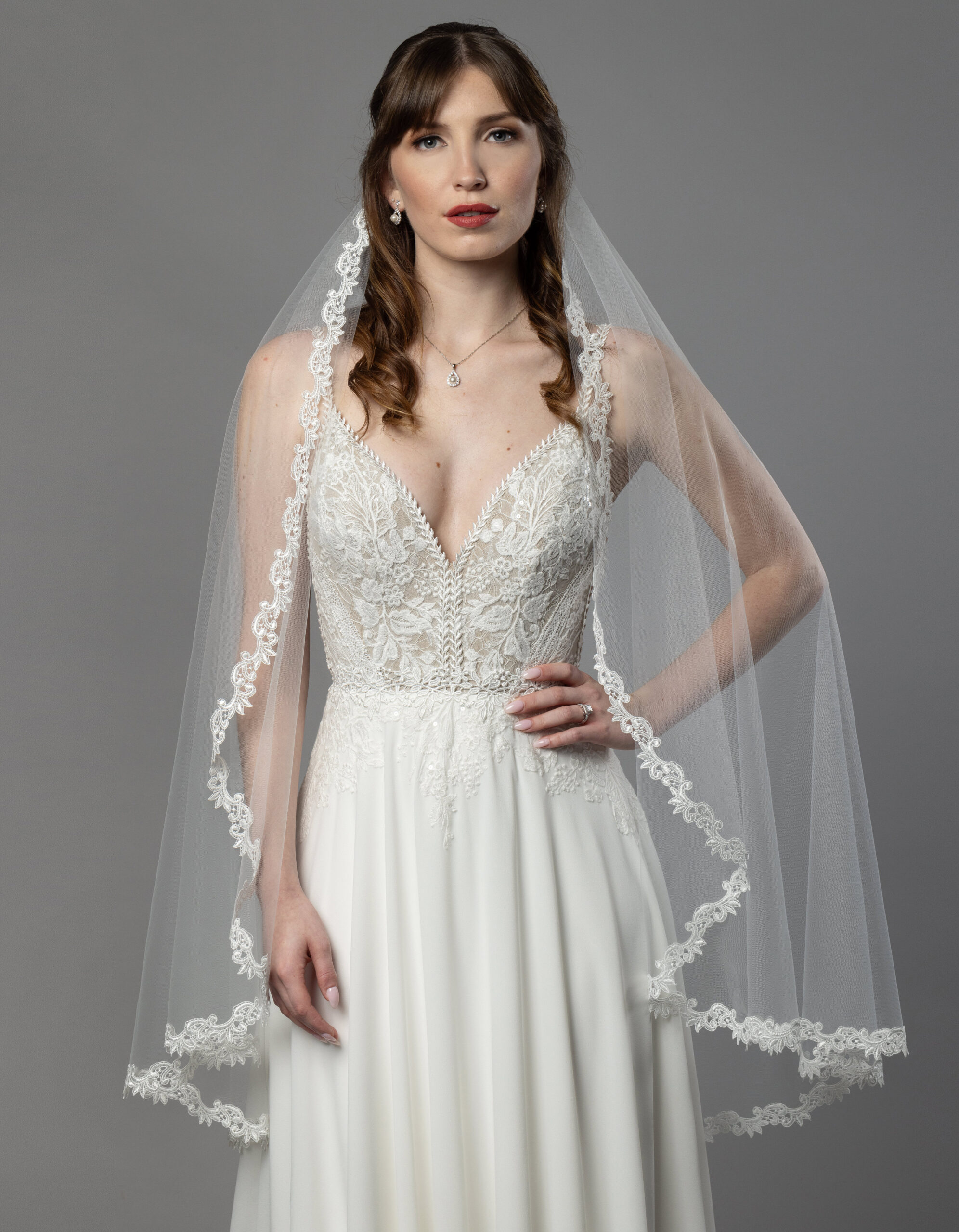 Bridal Classics Single Tier Veils V-808