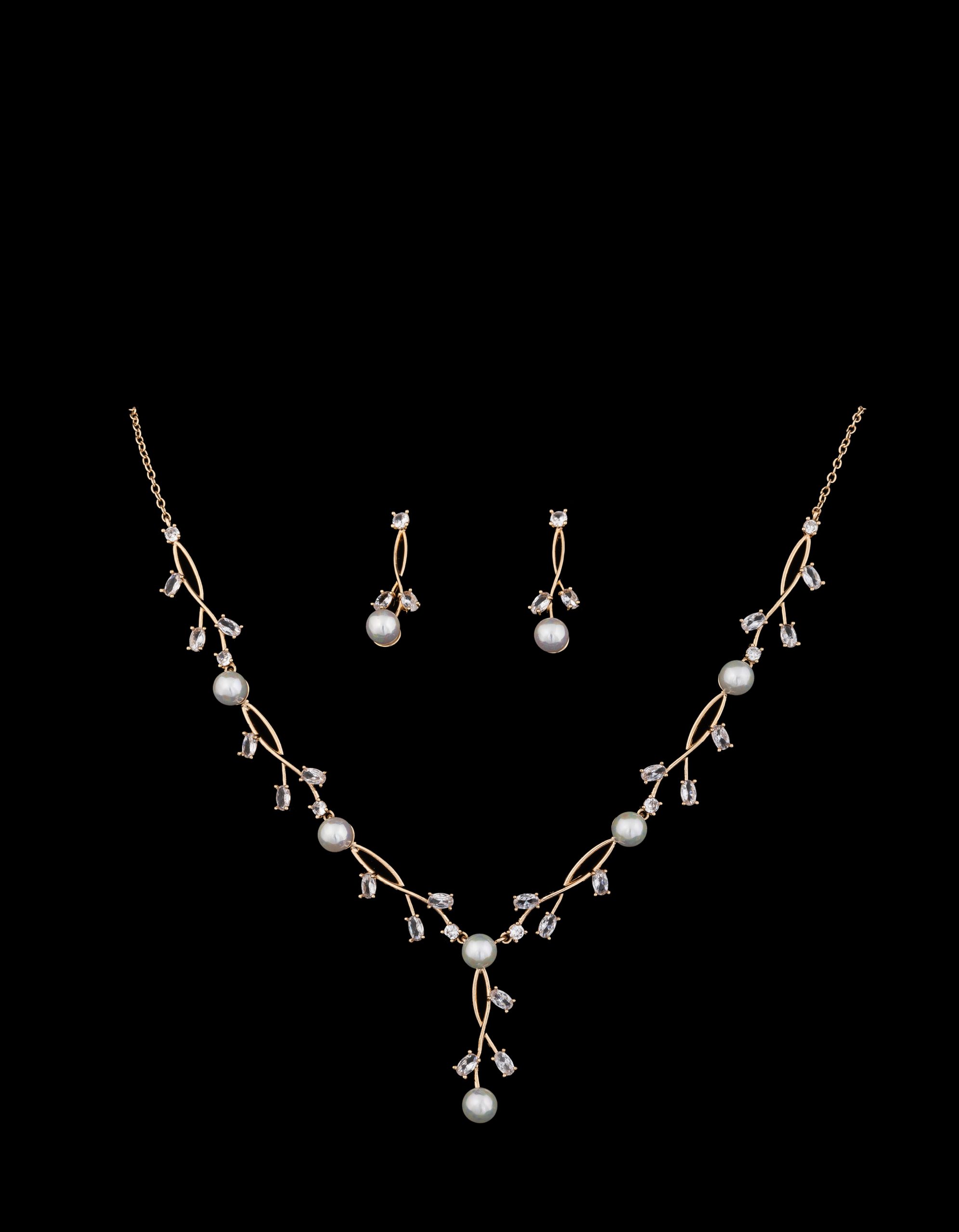 Bridal Classics Pearl Accented Jewellery ME-1249