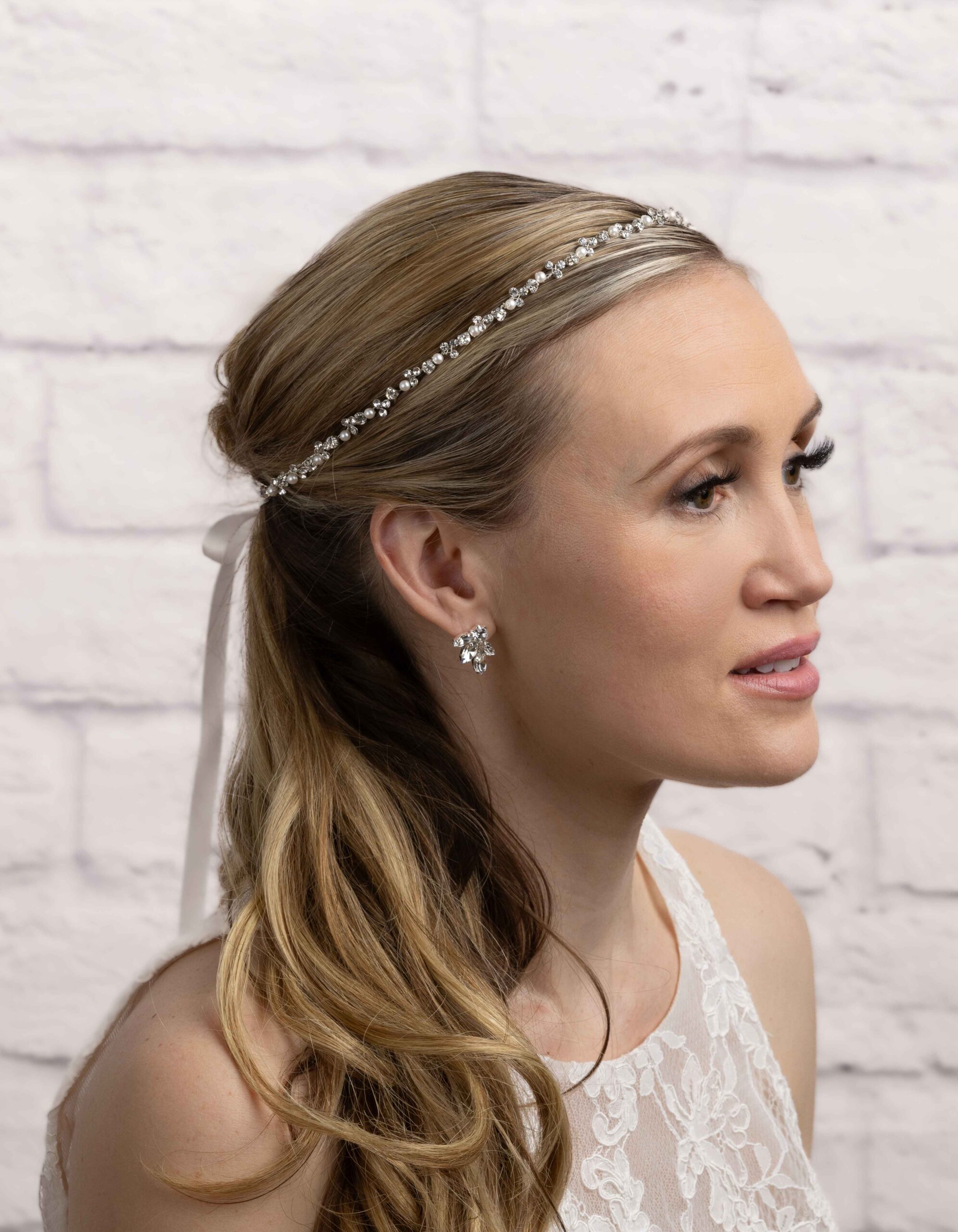 Bridal Classics Pearl Accented Headpieces HB-7126
