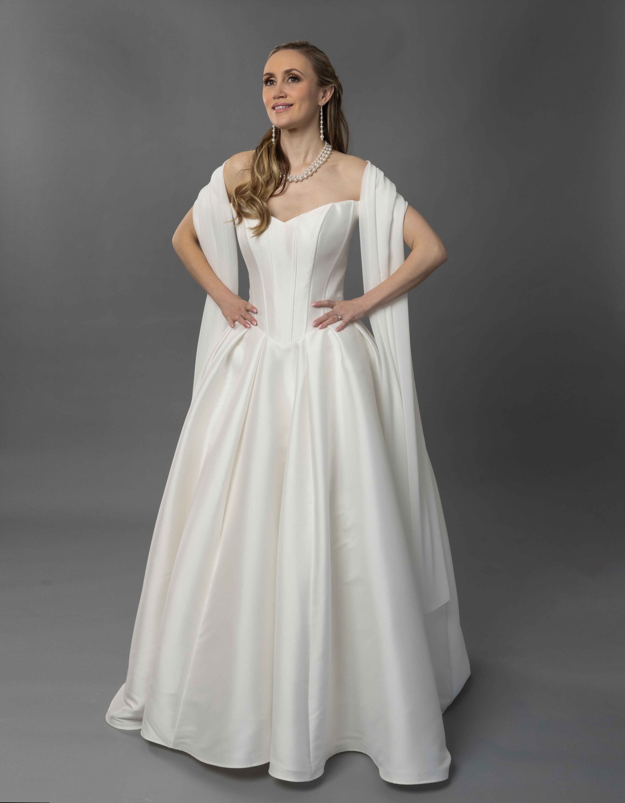 Bridal Classics Shoulder Veils, Shawls & Skirts SHAWL-02